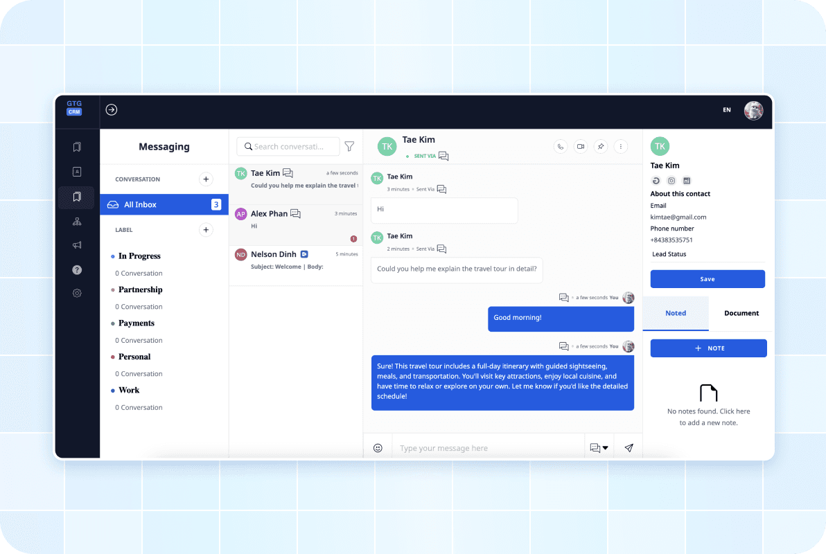 Unified Inbox & Smart Message Management